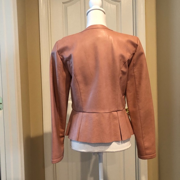 INC Faux Leather Moto Jacket - Picture 3 of 6